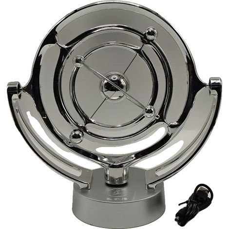 Péndulo orbital terrestre cinético, objeto decorativo de escritorio, estilo moderno, plateado. (1/2)