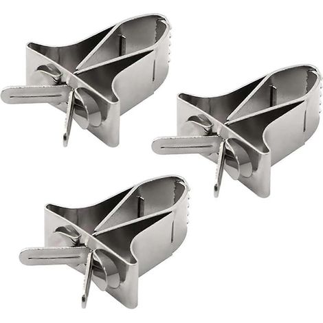 3 pinces métalliques faciles à utiliser pour cages à oiseaux, idéales pour les mangeoires, les fruits et les légumes, multicolores.-AquaForge (1/5)