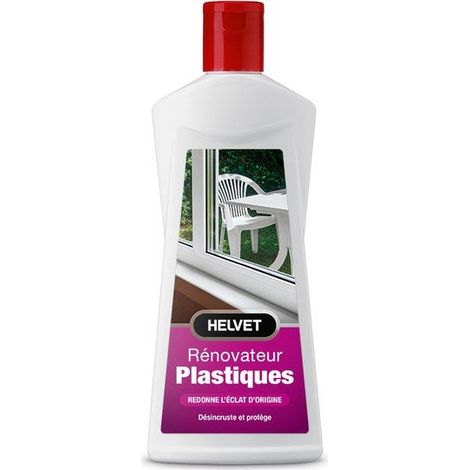 Nettoyant rénovateur plastique 0.25 L – Efficace sur surfaces plastiques – Pour cuisine, salle de bains, atelier – Fabrication belge – Helvet