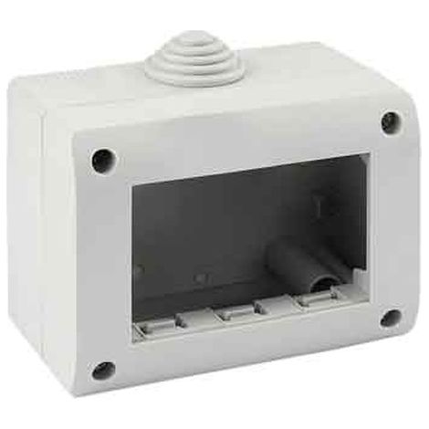 CONTENITORE DA PARETE PER APPARECCHI IP40 'EASY' 2 Posti