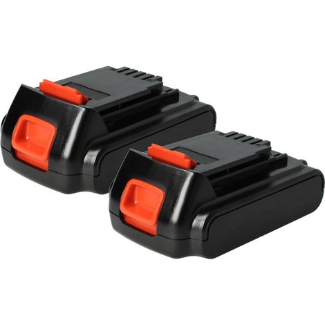 vhbw 2x Akku kompatibel mit Bostitch BTC441, BTC441LB, BTC400, BTC401, BTC401LA, BTC440 Werkzeug (2000 mAh, Li-Ion, 18 V)