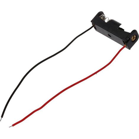 15 fils de 11 cm (4,3 pouces) noirs, support de rangement pour batterie 1 x 12 V 23 A/27 A (1/5)