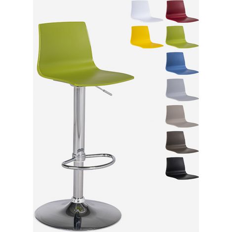 Sgabello design opaco altezza regolabile cucina bar Grand Soleil Imola Matt - Verde Anice (1/5)