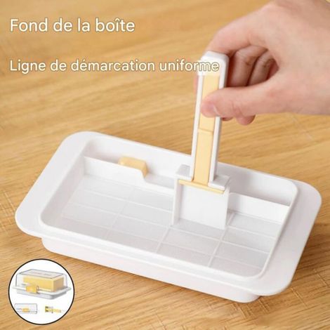 Beurrier - Avec Couvercle Transparent Et Cuillère Doseuse Intégrée - Pour Conservation Du Beurre Au Frigo - 1 Pièce (1/5)