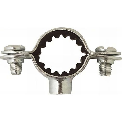 25 colliers de plomberie simple Isophonique - M7 X 150 mm - D. 50 (1/2)