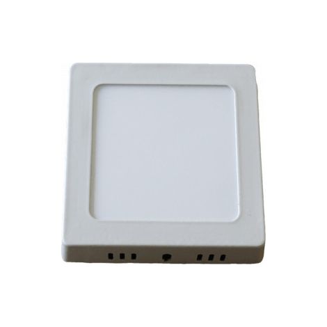 Plafoniera LED downlight superficie quadra bianca 6W 4000K (1/2)