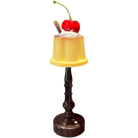 Diese puddingförmige LED-Nachttischlampe ist ideal für Schlafzimmer, Bar oder jeden anderen Raum. Sie schafft eine ruhige Atmosphäre zum Einschlafen und ist ein perfektes Geschenk für Kinder. (1/5)