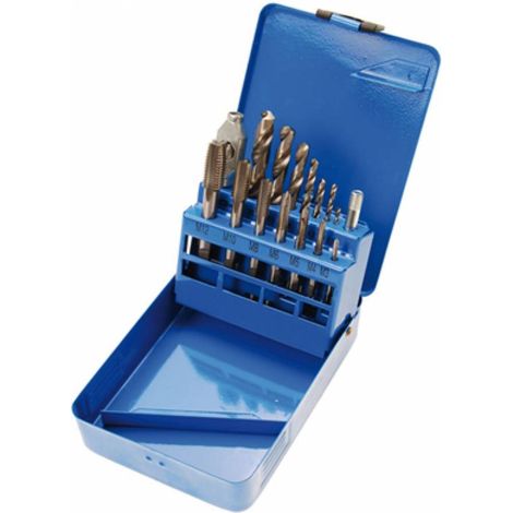 BGS Gewindeschneid-/HSS-Bohrer-Satz M3 - M12 / 2,5 - 10,2 mm