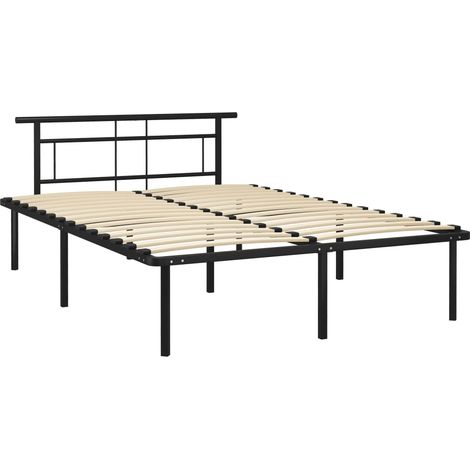 Maison Exclusive - Bettgestell Schwarz Metall 140x200 cm