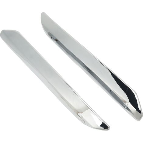 2 baguettes de pare-chocs avant Divers accessoire de portail, chromées argentées, ABS, pour Citroën C5 X7 2007-2015 (1/5)