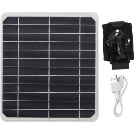 20W Solar Panel with USB TYPE C DC Port Waterproof 5V 2A Portable Solar Panel for Backpack Bicycle (1/5)