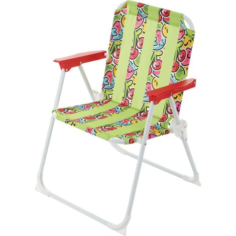 Chaise de jardin pliante pour enfants vert (1/5)