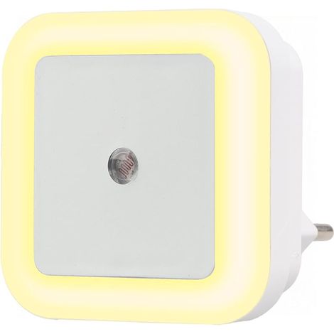 Veilleuse Prise Électrique avec Détecteur de Mouvement Veilleuse Lampe LED de Automatique Nuit Blanche Chaude 2700K pour Les Enfants, Salle de Bains, Chambre à Coucher, Cuisines, Salons