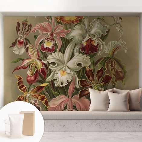 Carta Da Parati - Murale Alla Moda Decorazione - Camera Da Letto - Con Colla Gratuita Eleganza floreale 208x146 cm (1/5)