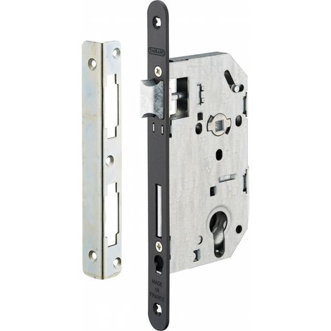 THIRARD - Serrure encastrable Monomax NF pour cylindre européen, axe 50mm, bouts ronds, têtière affleurante gauche - THIRARD (1/5)
