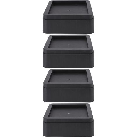Set mit 4 Möbelfüßen aus Kunststoff, 5 cm hoch, für Stühle, Tische und Sofas. Wohnaccessoires, passend für Betten, Sofas und Sessel. (1/5)