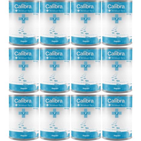 Calibra Veterinary Diet Hunde-Nassfutter für Lebererkrankungen, 12 x 400 g