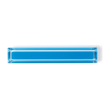 Ouvre&Déco – Poignée de meuble en transparent bleu entraxe 96mm, CORE