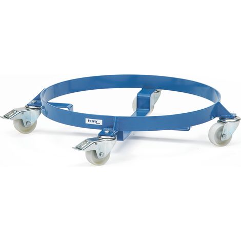 Fassroller Stahl offen ID 610mm brillantblau 60/200l Stahlblechfässer FETRA (1/3)