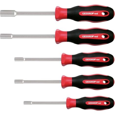 Gedore RED R38502005 juego de llaves de vaso plateado 5 piezas