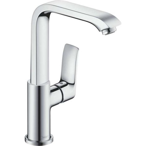 Hansgrohe Metris New - Grifo monomando de lavabo 230, con desagüe, cromo 31087000 (1/5)