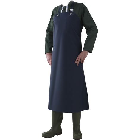 Tablier de laiterie bleu (1/2)