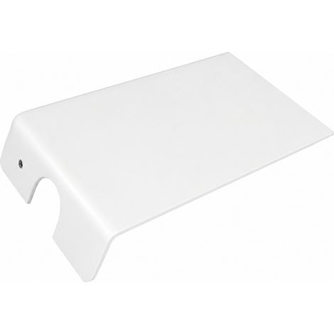 PORTAC PLAQUE DE FINITION BOITIER PORTAIL ALU NOIR 9016 (1/2)
