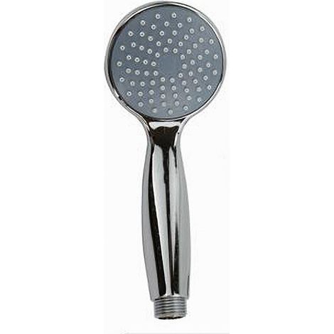 TRADE SHOP - Doccetta Doccino Soffione Bagno Doccia Cornetta Rotondo 18x8cm Moderno 69113 - (1/2)