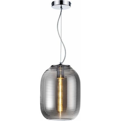 Lampada a sospensione Reality Emily cromata Ø23 E27 40W