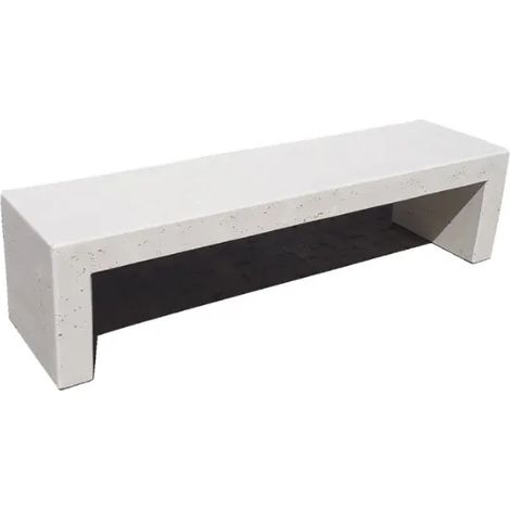 Panca Venere 1629 Giochipark calcestruzzo levigato marmo travertino 200x50x50h