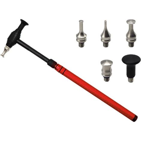 Outils de réparation de bosses sans peinture Outil de tapotement Marteau de débosselage à double face Marteau de nivellement de réparation de bosses (1/5)