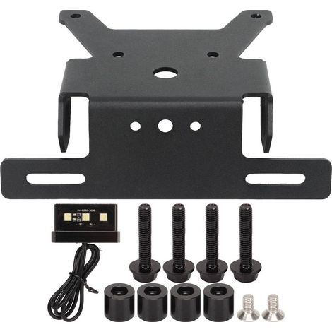 Support de plaque d'immatriculation de moto, cadre de fixation en acier au carbone avec lumière LED de remplacement pour SUZUKI SV650 2016 – 2021 (1/5)