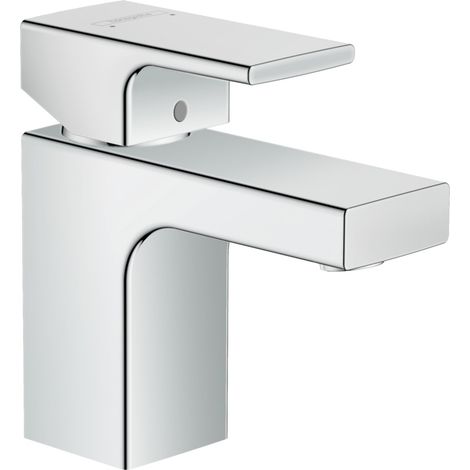 HANSGROHE Vernis Shape Waschtischmischer 70 mit Zugstange und Metallablauf chrom, 71566000 (1/2)