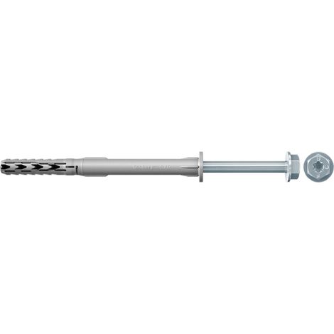 Fischer 50x  Taco de  eje largo  SXR 10  x 120  mm T  con tornillo  de seguridad  - 46265