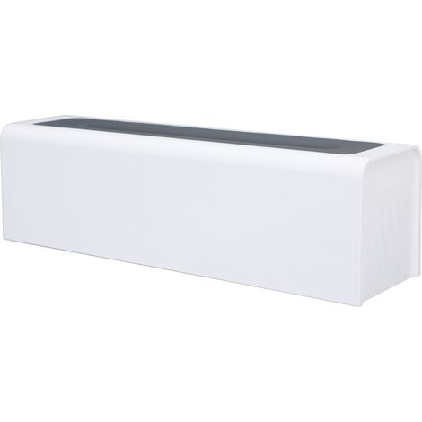 150-ml-Aroma-Diffusor, Luftbefeuchter mit Aromatherapie, farbiger Flammenbeleuchtung, geräuschloser Betrieb, USB-Anschluss, Weiß (1/5)