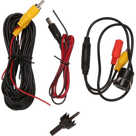 Cámara de visión trasera para coche, redonda, con 8 LED, ángulo de visión de 170 grados, visión nocturna HD, universal. (1/5)