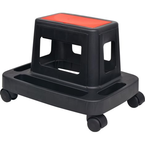 Rolling Workshop Stool with Storage 150 kg vidaXL