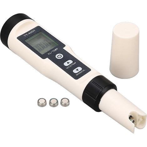 Digitales H2-Messgerät, tragbarer Wasserqualitäts- und Temperaturtester mit Hintergrundbeleuchtung