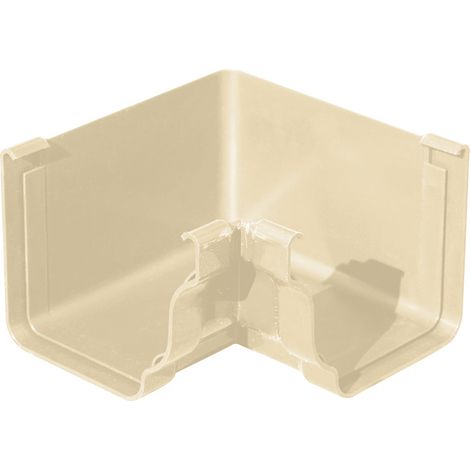 Angle intérieur 90° PVC BEST carré - Sable - First Plast (1/2)