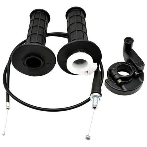 Kit commande de gaz avec câble 90 cm, poignée antidérapante et support pour ATV Quad Moto Cross 110-250 CC (1/5)