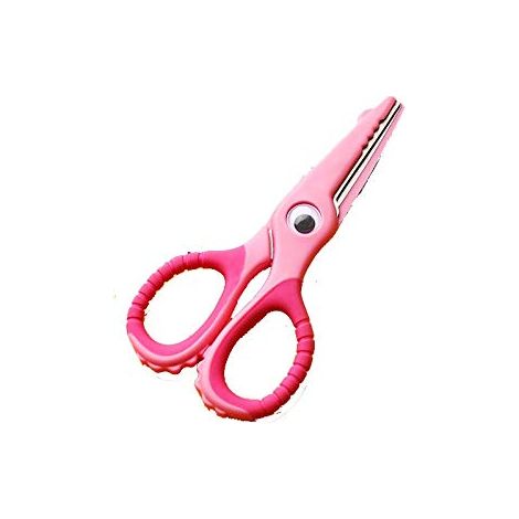 Ciseaux Ciseaux, Art, Art, sécurité, Fait à la Main, spécial pour Les étudiants, Ciseaux en Plastique Portables à tête Ronde (1/5)