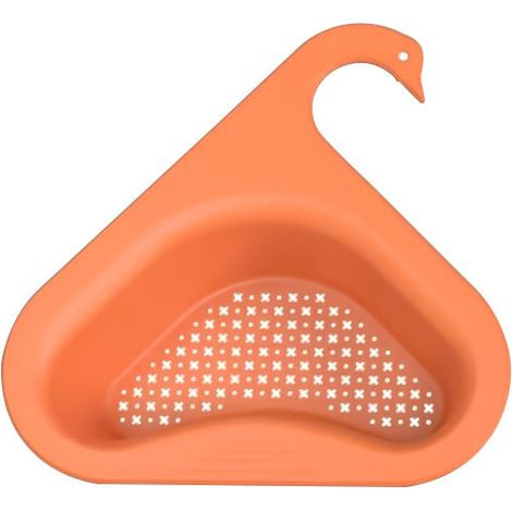 Panier de vidange d'évier Swan Triangle Support de vidange pour fournitures de cuisine (orange) (1/4)