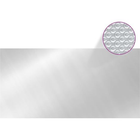 Couverture de piscine Argenté 549x274 cm PE CFW98171 (1/5)
