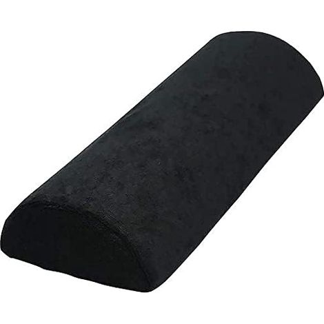 Oreiller en Mousse Mémoire Demi-Lune, Coussin Genoux pour Dormir, Coussin De Soutien pour Jambes Surélevées, Appui-Genou pour Dormir, Coussin Lombaire pour Nuque, Genoux Et Taille (1/4)