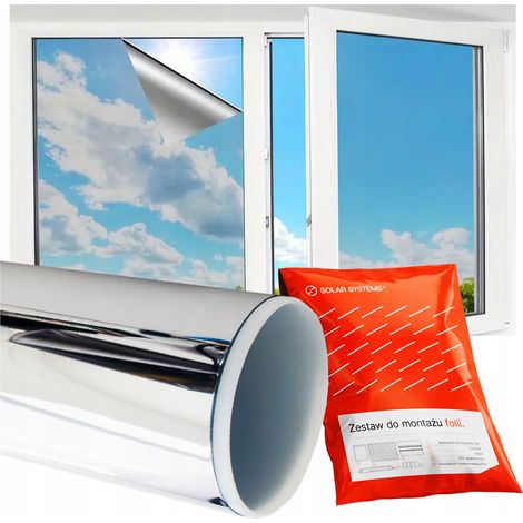 Film de protection solaire intérieur argenté Solar Silver 20°C (50 cm x 1,0 m) (1/5)
