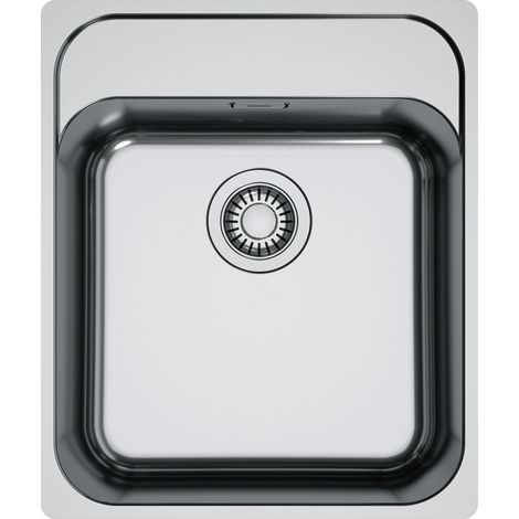 Cuve Smart SRX 210-40 en inox - 430 x 510 x 171 mm - sous-meuble 45 cm - vidage manuel - Franke (1/3)