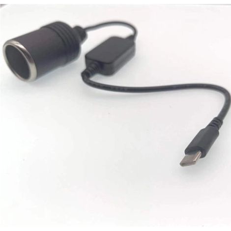 Puerto USB para coche al encendedor de cigarrillos Puerto tipo C al encendedor de cigarrillos (1/5)