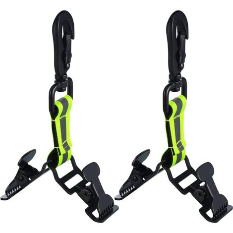 Lot de 2 clips de sécurité pour gants de travail, porte-gants, clip ceinture pour pompiers et secouristes (1/5)