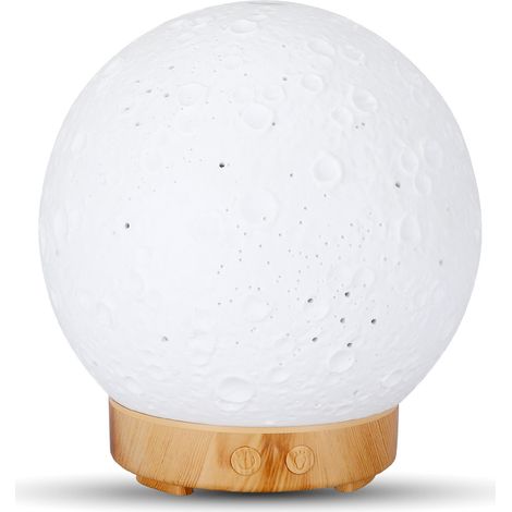Diffuseur d'Huiles Essentielles - Diffuseur d'Aromathérapie, Lampe de Bureau à LED Avec Fonction d'Humidification à Brume Fraîche, Luminosité Réglable Et Mode Brume (1/5)