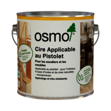 Cire applicable au pistolet incolore brillante 3086 2.5L